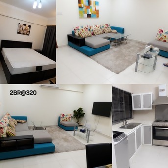 Bhd 300/month, Furnished, 2 Br, Budget Friendly Family Apartments:(bd 300-375) Pool.gym.internet.etc(studio@200): Tony