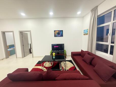 Bhd 300/month, 2 Br, @2bathroom Hall Kitchen Fully Furnished With Electricity Brand New Building Car Parking